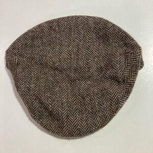 Irish Tweed Herringbone Flat Cap